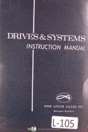 Louis Allis-Hillyer-Louis Allis Hillyer D.C. Drive Motor Instructions and Parts Manual Year (1966)-D. C. Drive Motors-01
